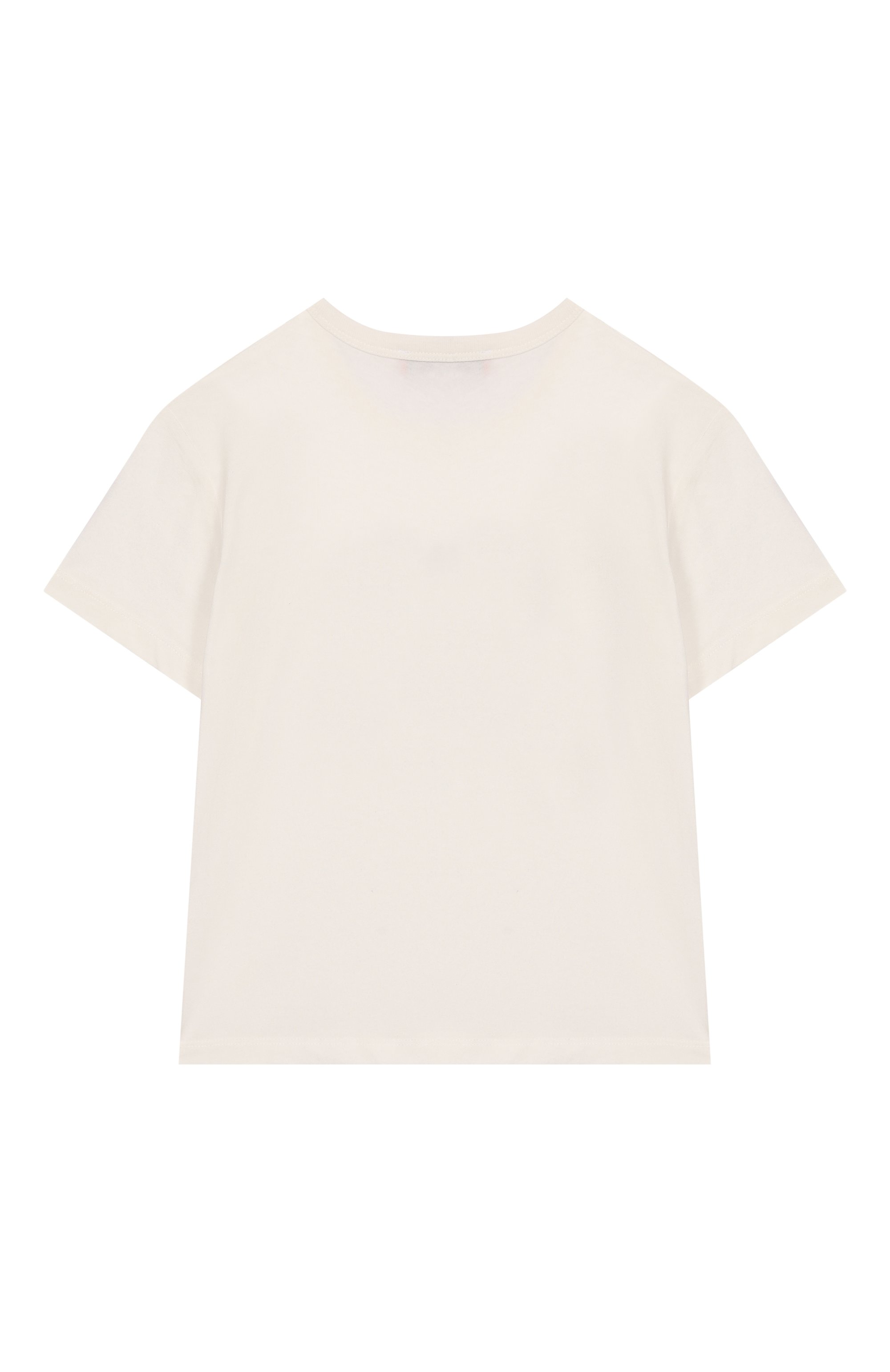 Хлопковая футболка MAX&CO молочного цвета по цене 8650 руб., арт. MX0196-MX053, фото 2 Хлопковая футболка MAX&CO, арт. MX0196-MX053, фото 2