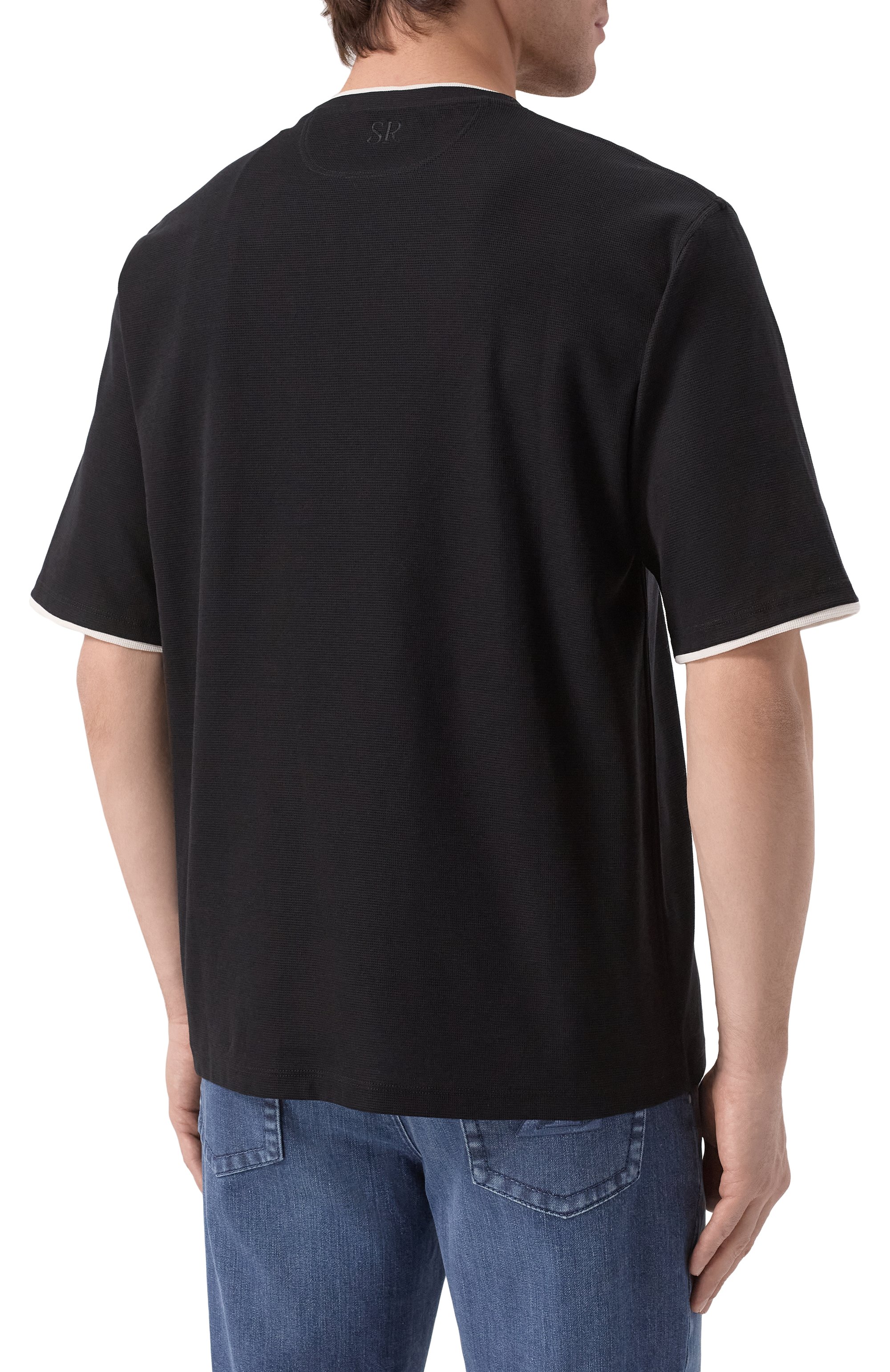 Футболка из хлопка и шелка STEFANO RICCI, арт. MNH5204390/CTK01S, фото 4