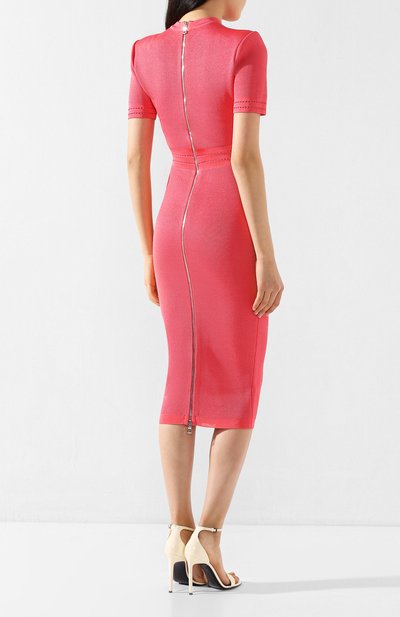 Платье из вискозы BALMAIN, арт. TF06581/K107, фото 4