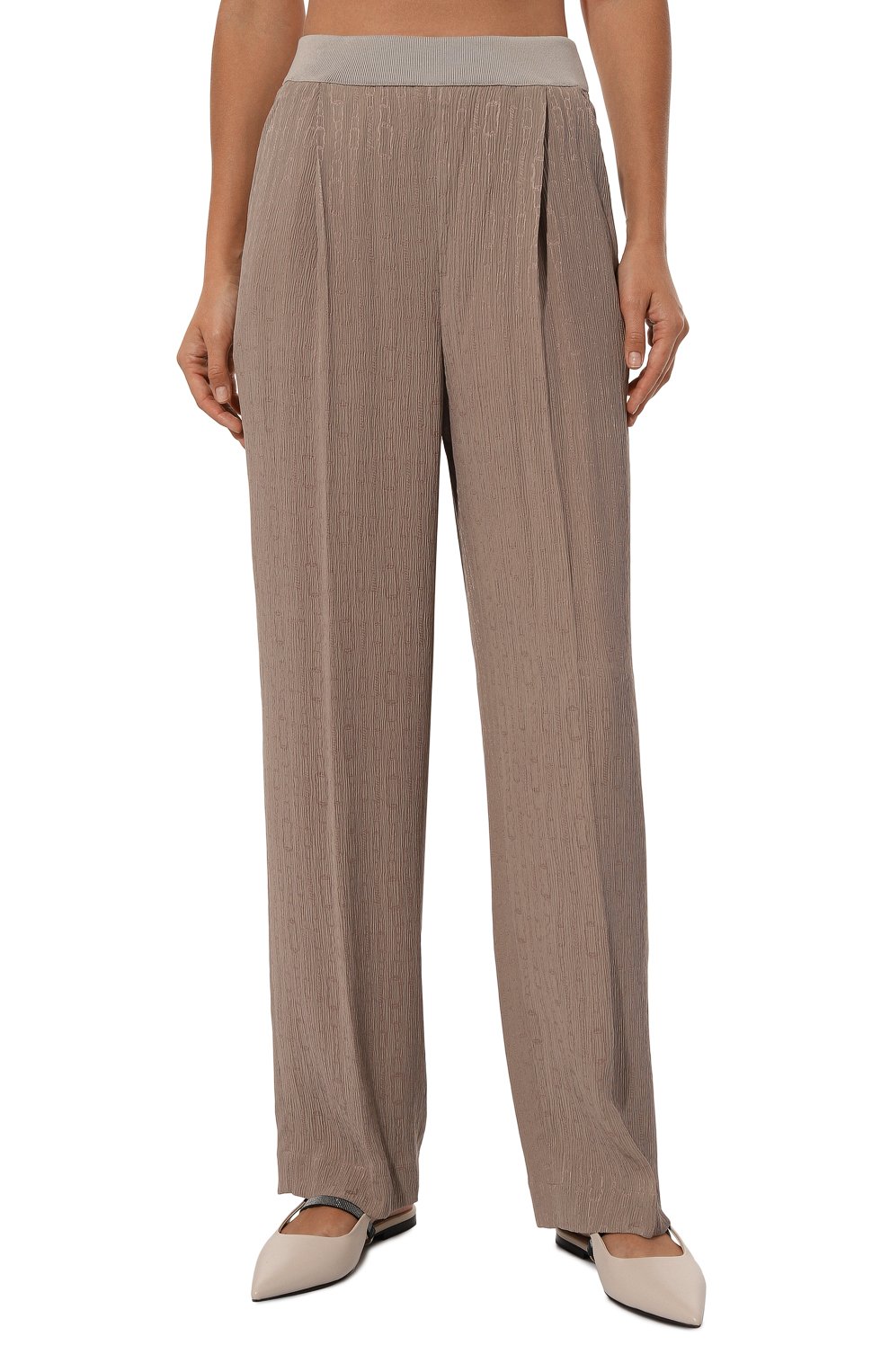 Шелковые брюки AGNONA, арт. T70608E/S5029E, фото 3