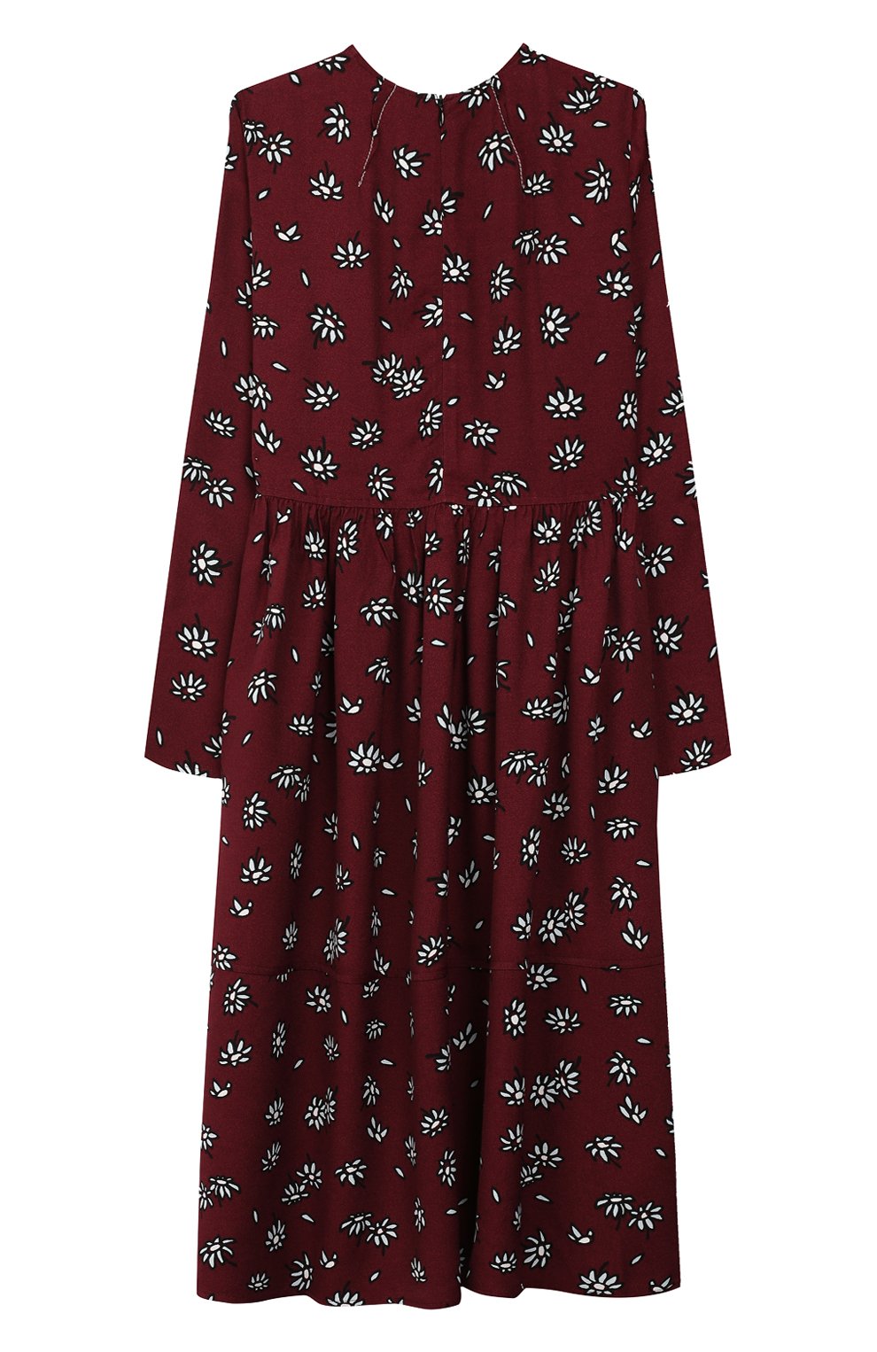 Платье MARNI бордового цвета по цене 10850 руб., арт. M002FU-M00F7, фото 2 Платье MARNI, арт. M002FU-M00F7, фото 2