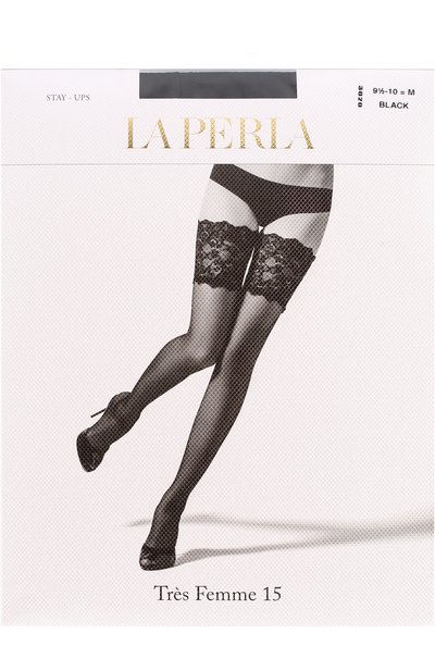 Чулки с кружевной отделкой LA PERLA, арт. 53775, фото 1