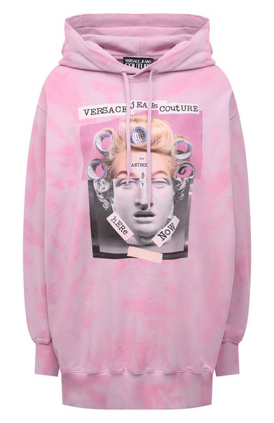 Женский хлопковое худи VERSACE JEANS COUTURE, арт. B6HWA7VE-WDP311 1 H. REILLY/30443