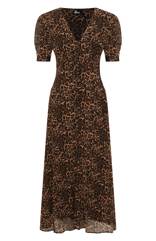 Платье из вискозы The Kooples FR0B31093K Леопардовый FR0B31093K