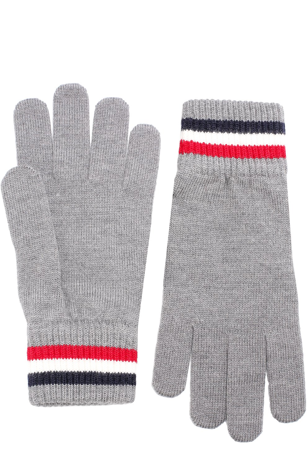 Шерстяные вязаные перчатки MONCLER, арт. C2-091-00549-00-02292, фото 2