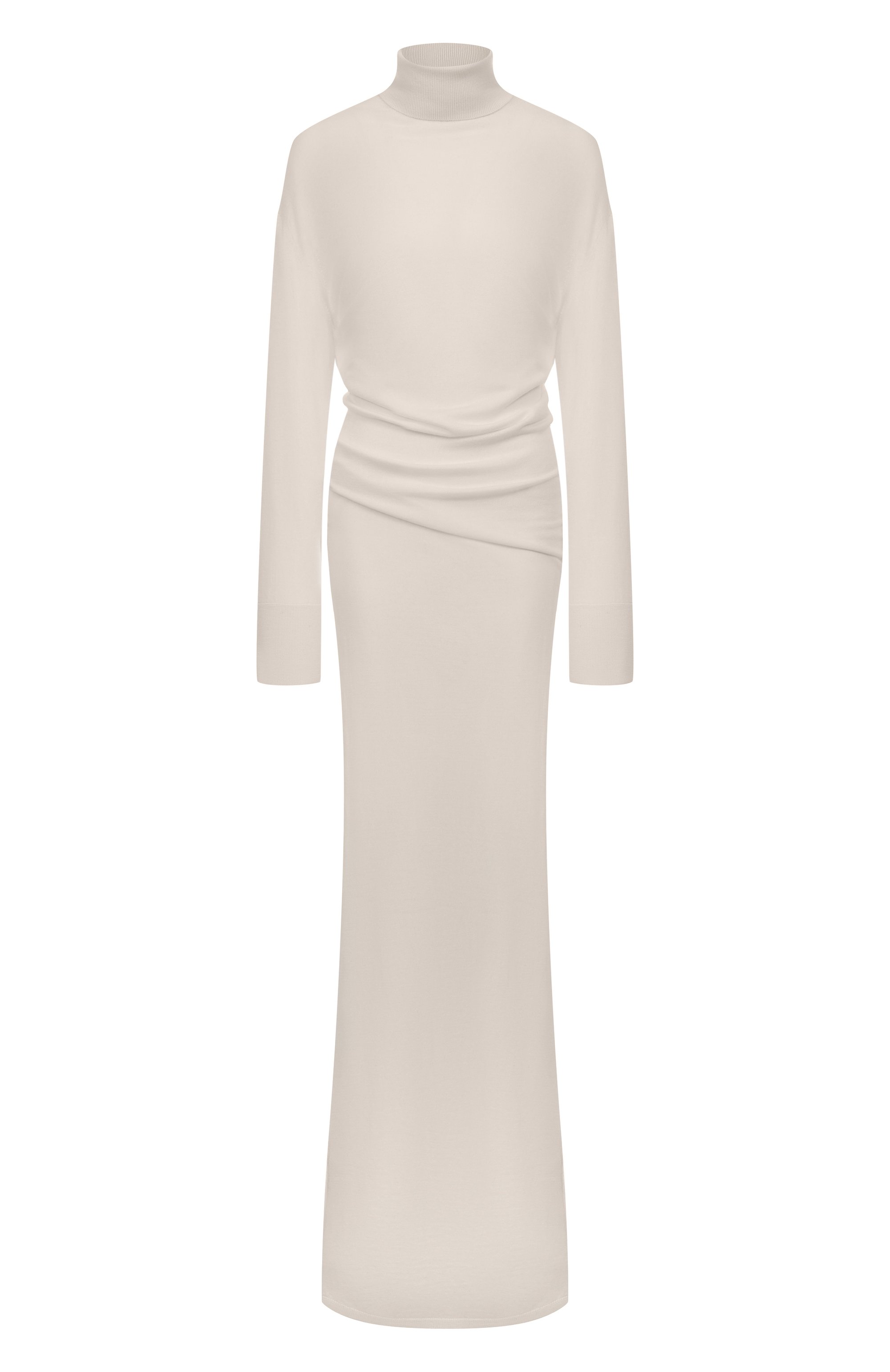 Платье из шерсти и кашемира ARMARIUM белого цвета по цене 135000 руб., арт. ARMFWKD05/W031, фото 1 Платье из шерсти и кашемира ARMARIUM, арт. ARMFWKD05/W031, фото 1