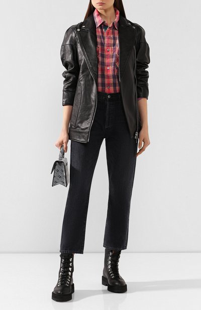 Кожаная куртка AKIRA NAKA, арт. AP1922-BK, фото 2