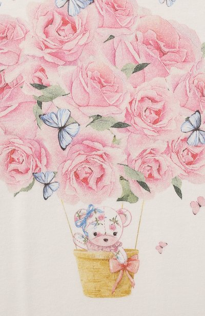 Хлопковая футболка MONNALISA, арт. 399606., фото 3