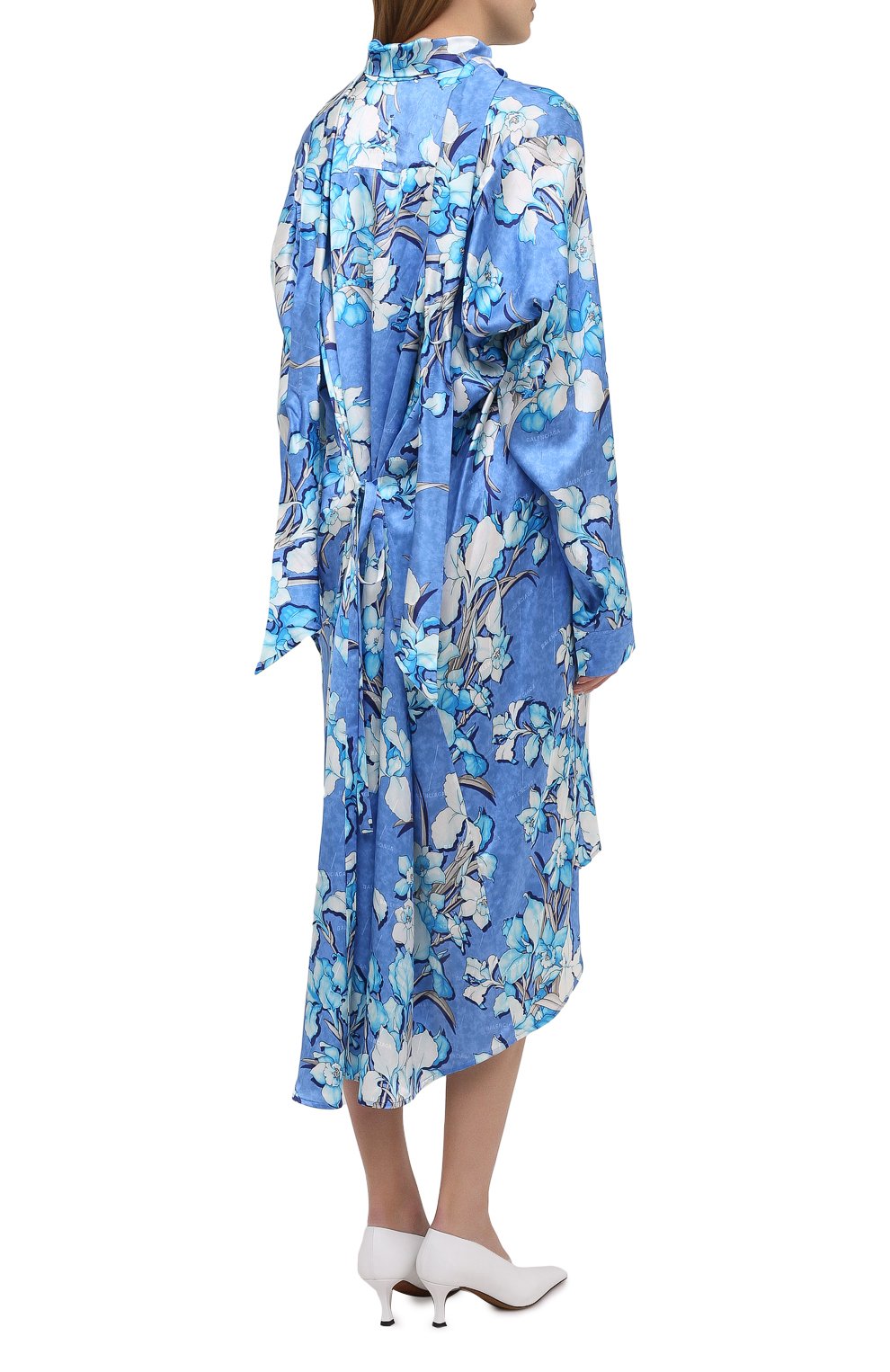 Шелковое платье BALENCIAGA, арт. 646910/TJLU9, фото 4