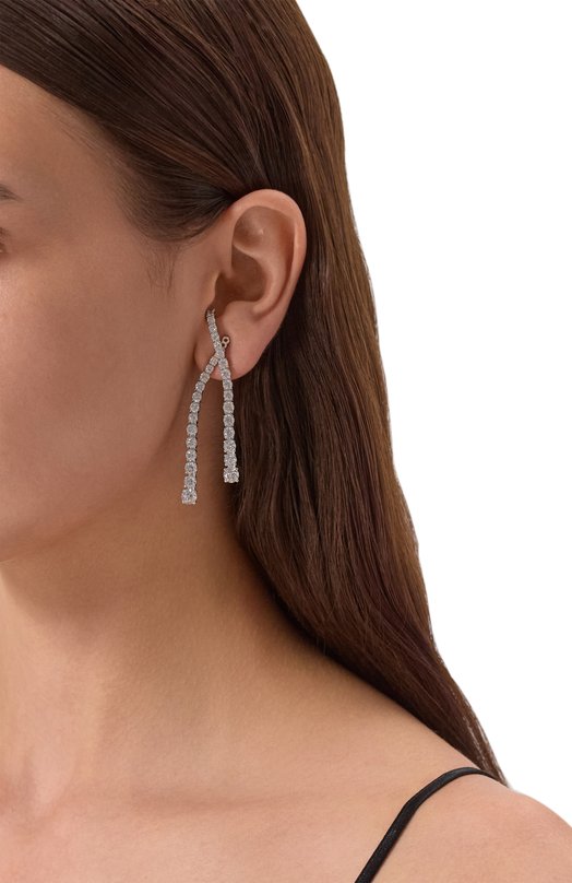 Серьги Matrix Swarovski 5709257 Серебряный  5709257 Фото 2