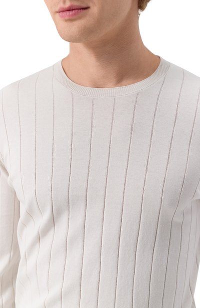 Хлопковый джемпер CORNELIANI, арт. 25M513-2525153, фото 5