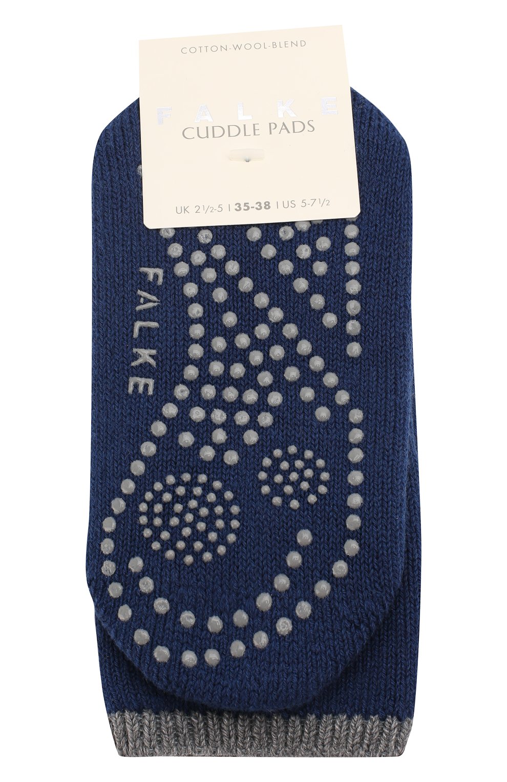Носки cuddle pads FALKE темно-синего цвета по цене 2180 руб., арт. 47540_19_, фото 1 Носки cuddle pads FALKE, арт. 47540_19_, фото 1