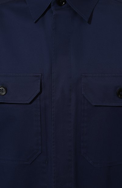Хлопковая рубашка ZEGNA, арт. UDV16A7/S0T8, фото 5