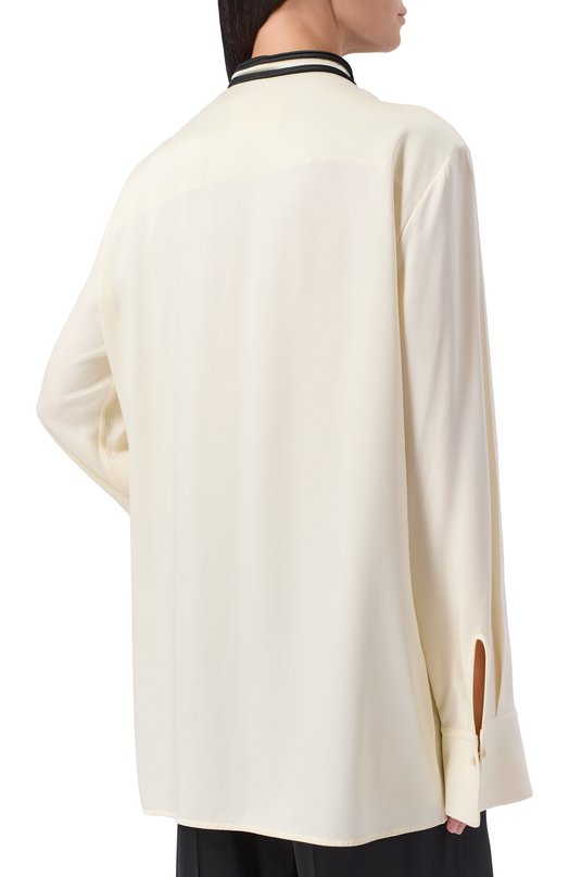 Блузка Jil Sander J03DL0197-J76018 Кремовый  J03DL0197-J76018 Фото 4