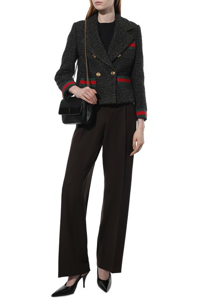 Шерстяные брюки GUCCI, арт. 669345/ZAH12, фото 2