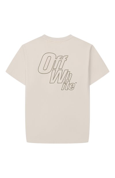 Хлопковая футболка OFF-WHITE, арт. 0BAA016S26JER001_001, фото 2