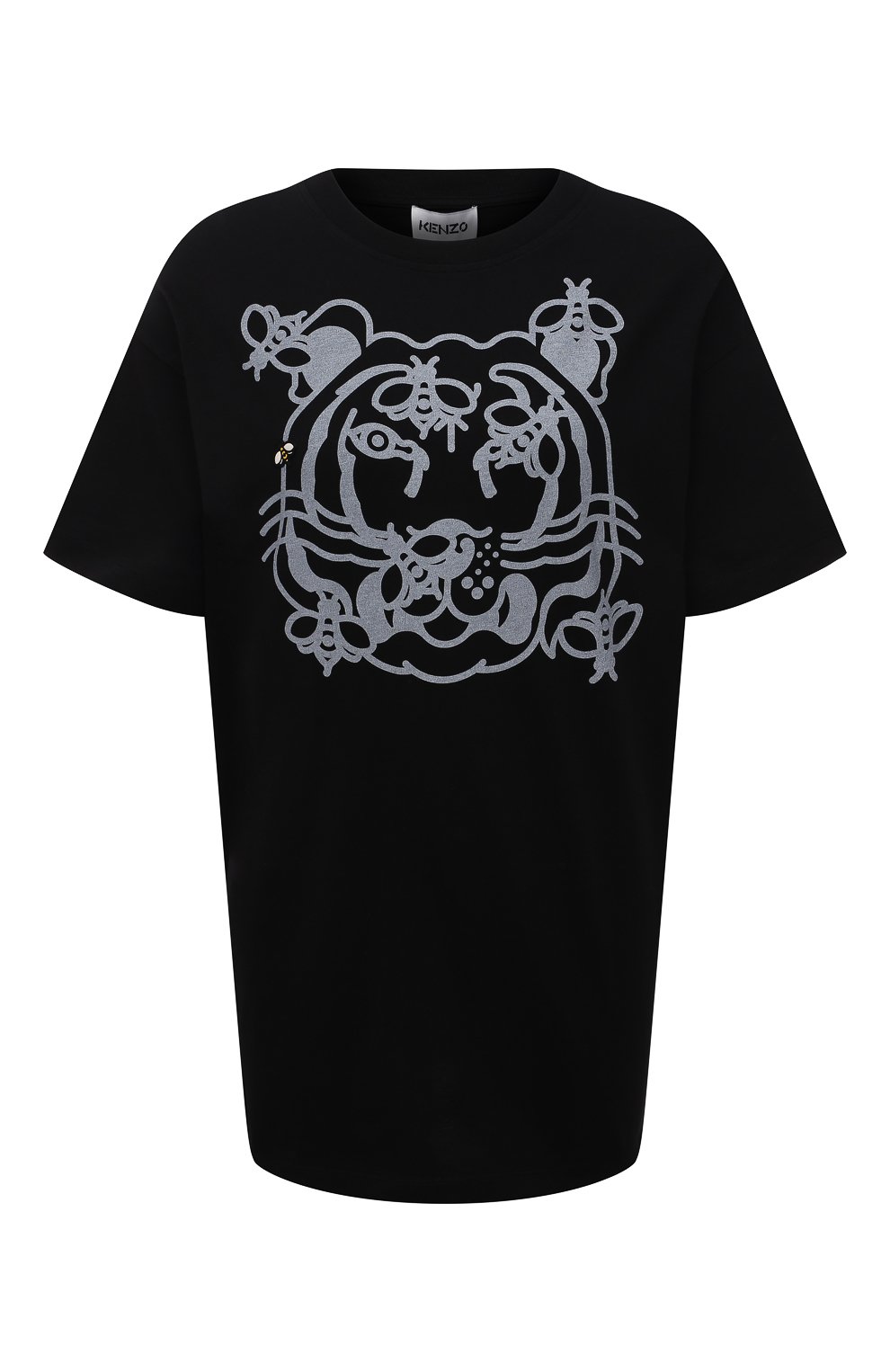 Хлопковая футболка KENZO черного цвета по цене 15150 руб., арт. FB52TS9104SA, фото 1 Хлопковая футболка KENZO, арт. FB52TS9104SA, фото 1