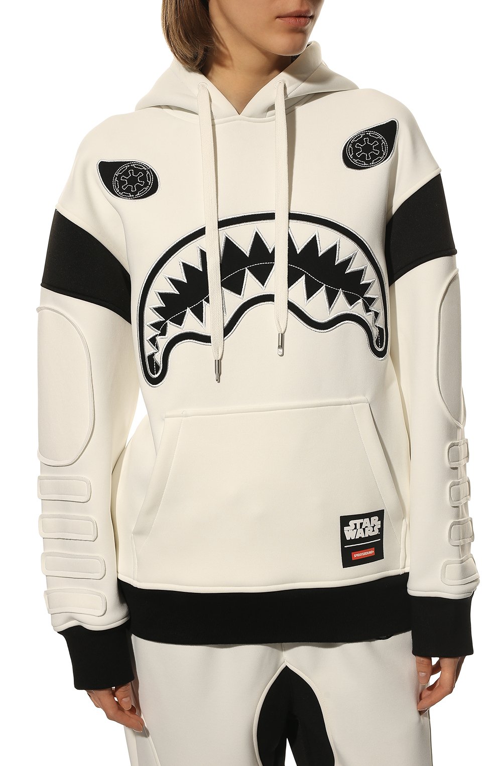 Худи SPRAYGROUND молочного цвета по цене 19150 руб., арт. SG8387WH, фото 3 Худи SPRAYGROUND, арт. SG8387WH, фото 3