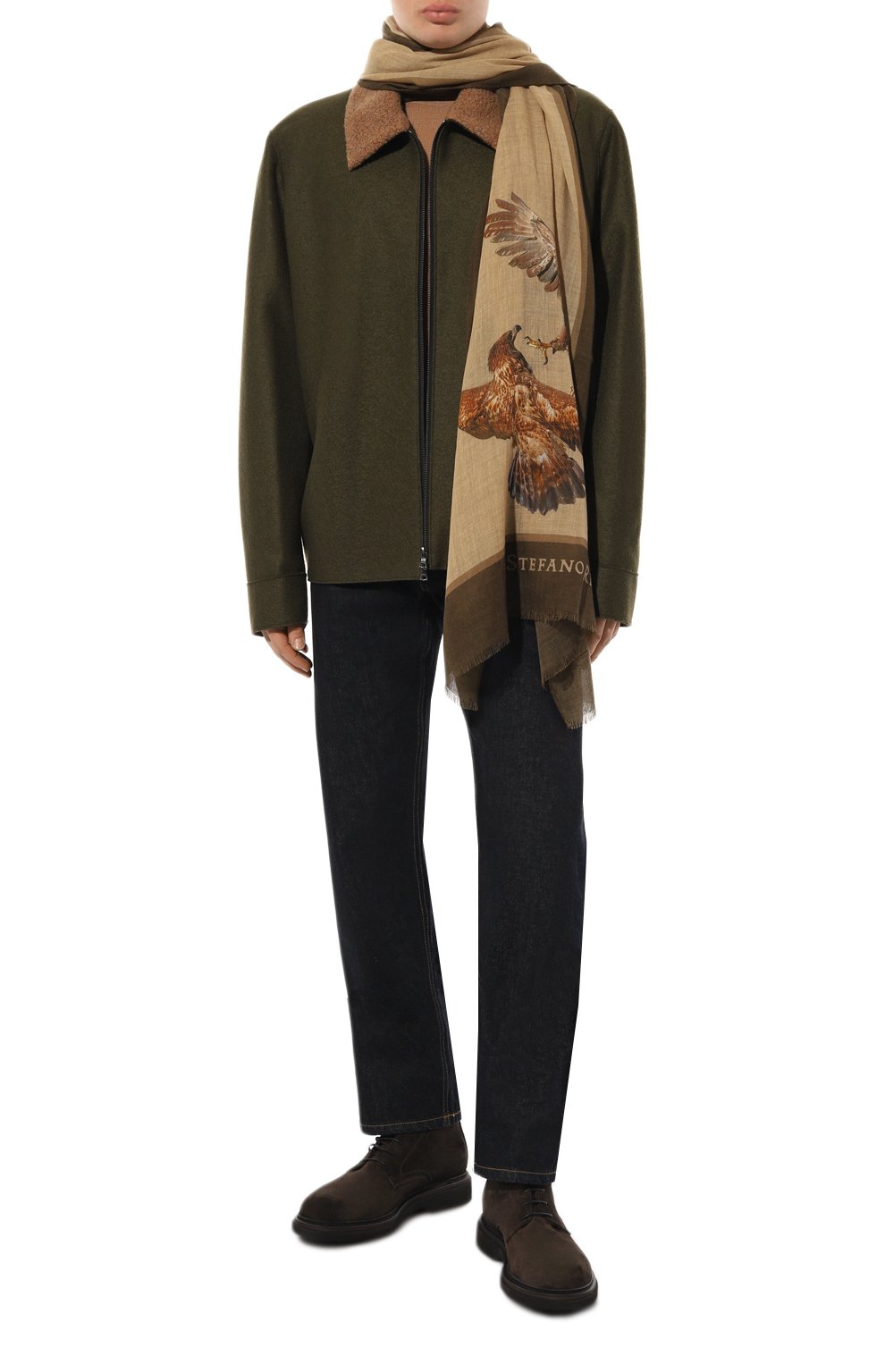 Кашемировый шарф STEFANO RICCI, арт. MWA3300040/07190, фото 3