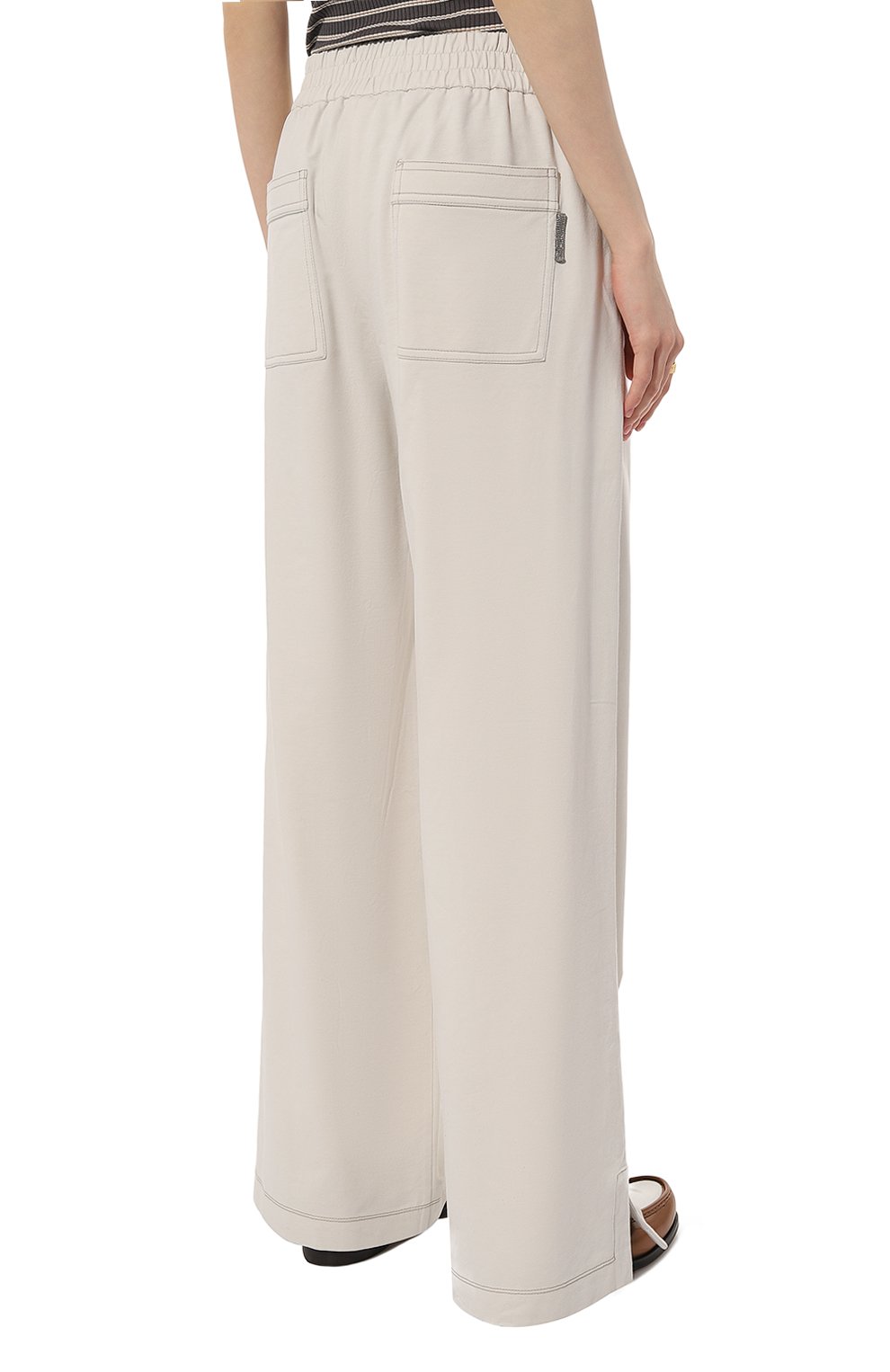 Хлопковые брюки BRUNELLO CUCINELLI, арт. MH827B1334, фото 4