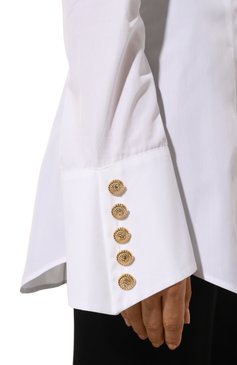 Хлопковая рубашка BALMAIN, арт. CF0HS355/CE48, фото 1