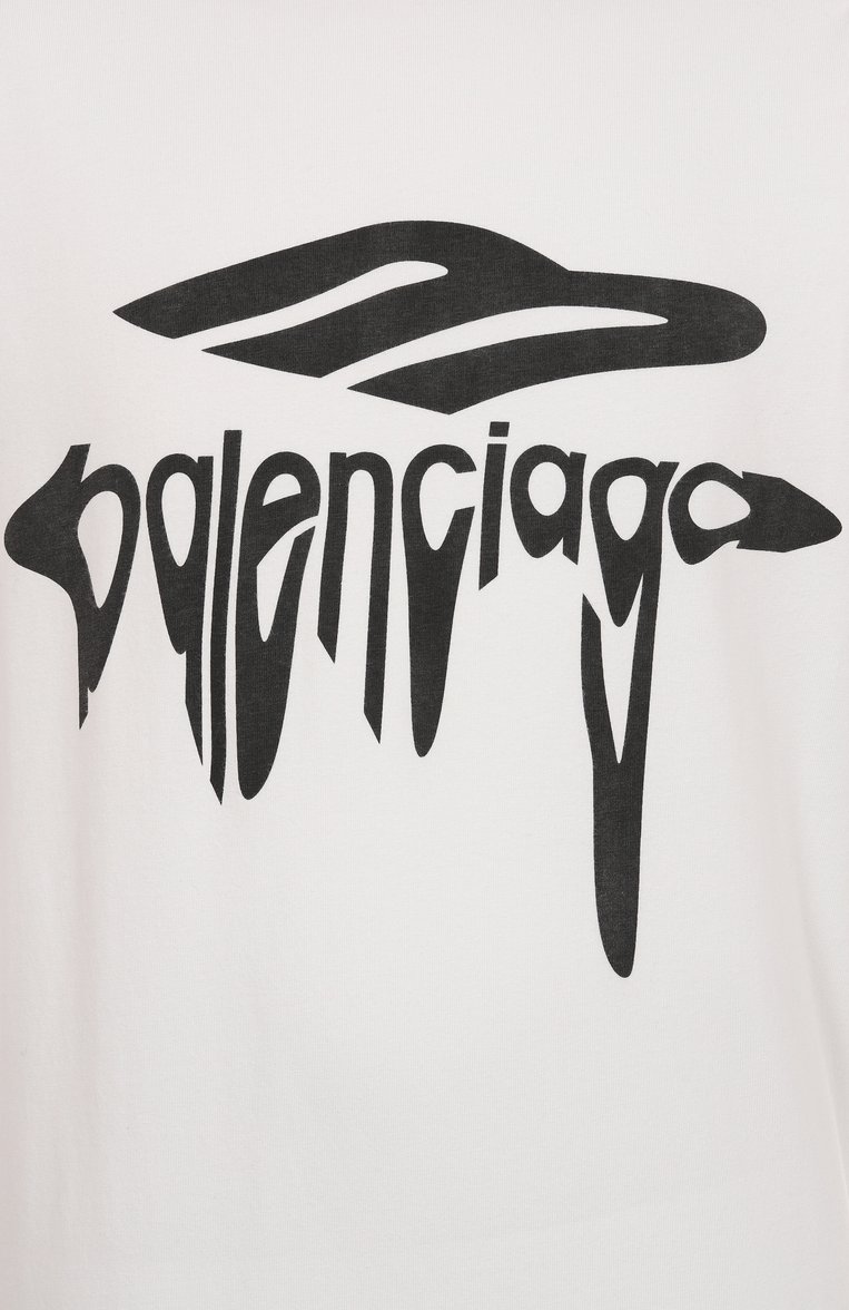 Хлопковая футболка BALENCIAGA, арт. 787349/TRVS8, фото 1