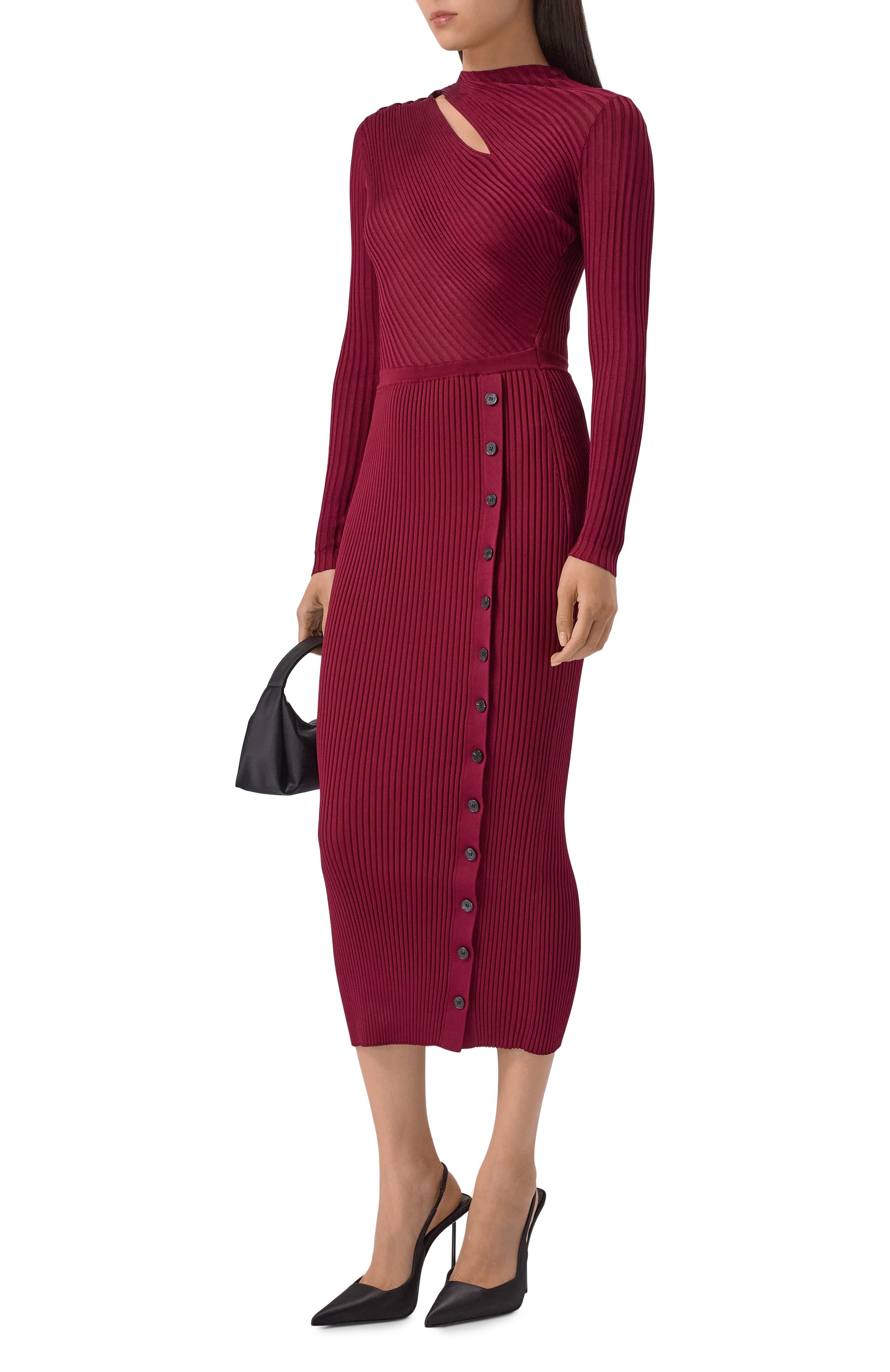 Платье из вискозы SELF-PORTRAIT, арт. PF25080MBU, фото 2