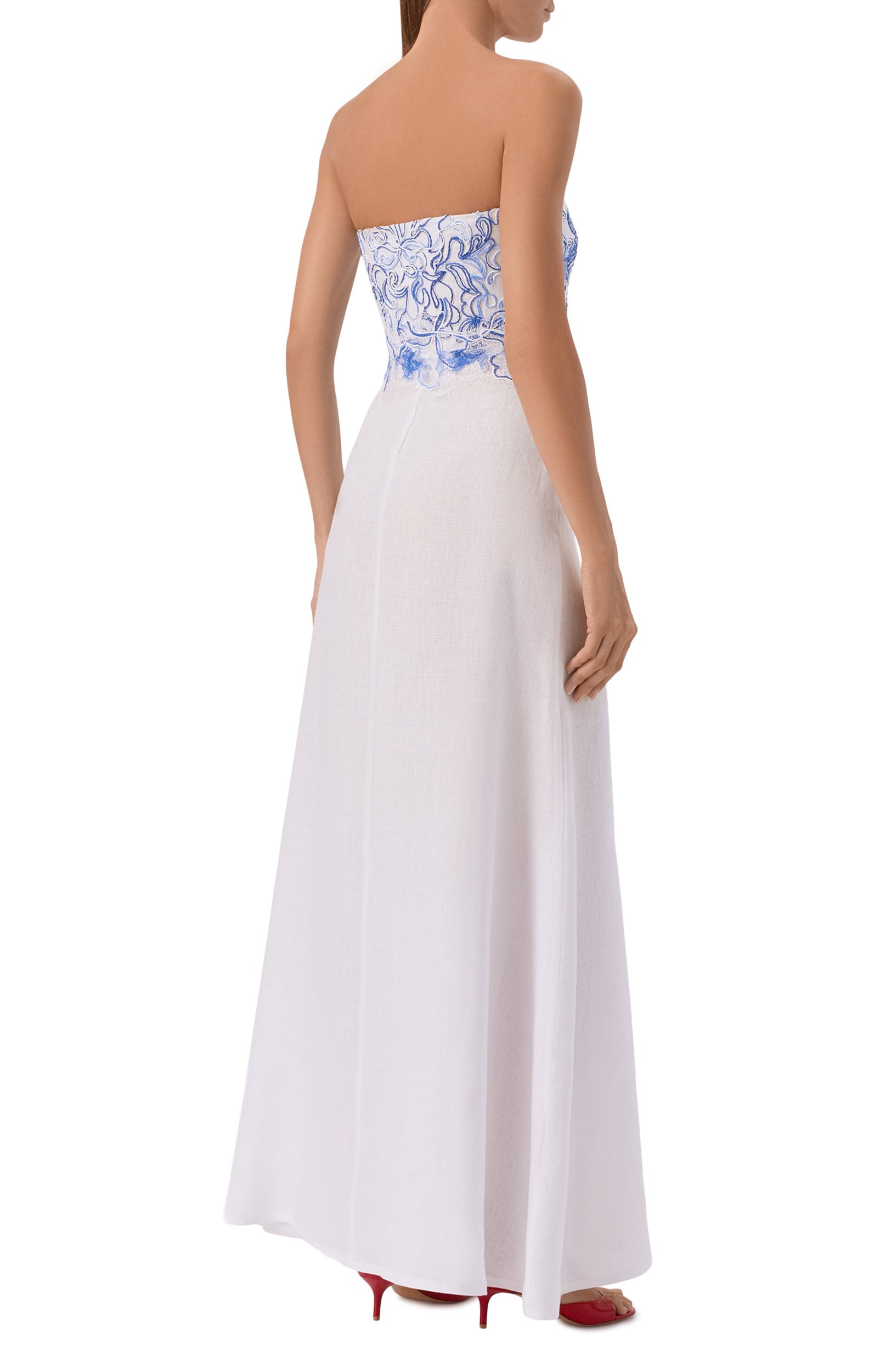 Льняное платье ERMANNO SCERVINO, арт. D484Q304ZQR, фото 3