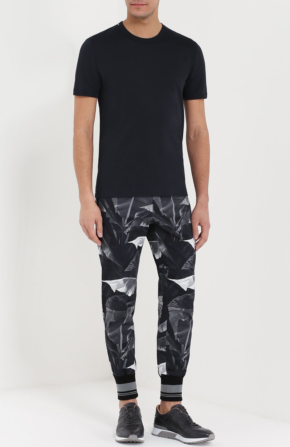 Хлопковая футболка с круглым вырезом DOLCE & GABBANA, арт. 0101/G8GX8T/FU7EQ, фото 2