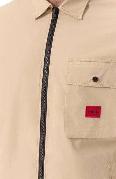 Хлопковая куртка-рубашка HUGO, арт. 50482701, фото 5