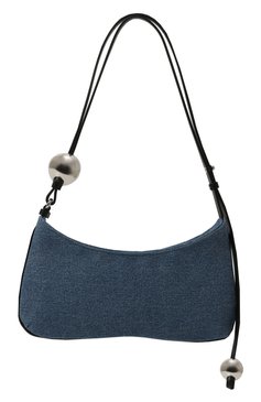 Женская сумка le bisou perle JACQUEMUS синего цвета, арт. 24E231BA0573176 | Фото 6 (Размер: medium; Материал сплава: Проставлено; Материал: Текстиль; Драгоценные камни: Проставлено)