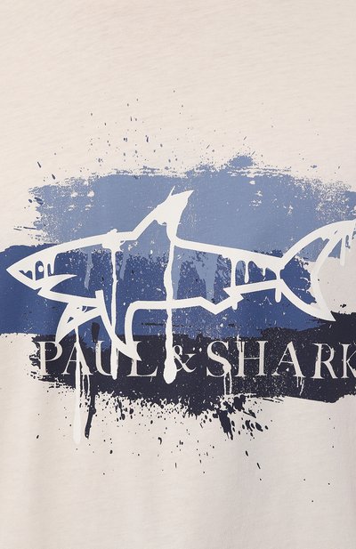 Хлопковая футболка PAUL&SHARK, арт. 14311631, фото 5