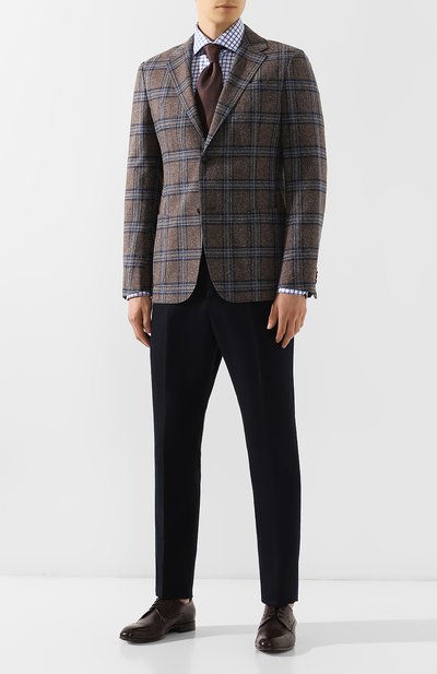 Хлопковая рубашка VAN LAACK синего цвета по цене 9295 руб., арт. TIVARA2-SF03/151592, фото 2 Хлопковая рубашка VAN LAACK, арт. TIVARA2-SF03/151592, фото 2