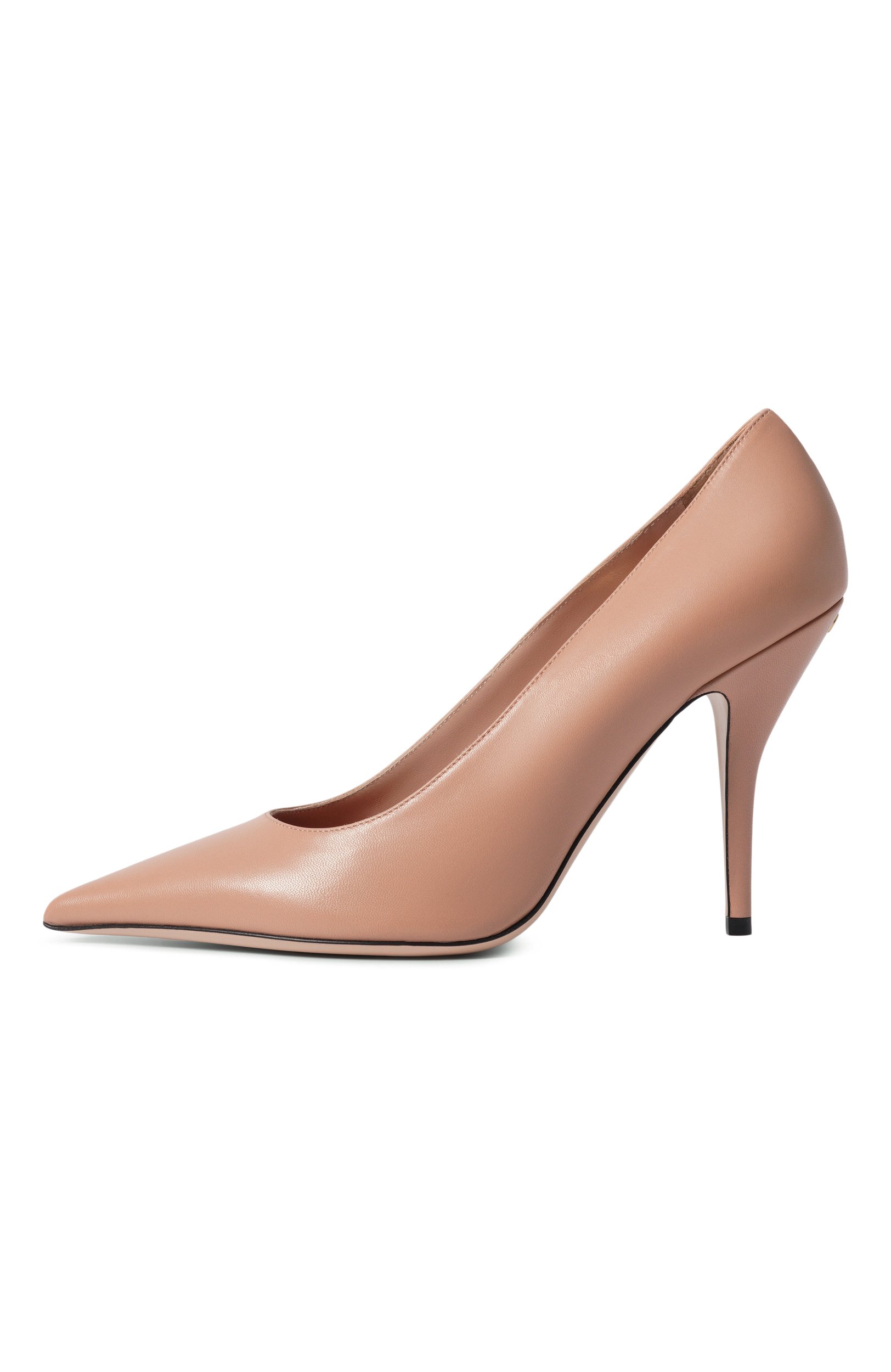 Кожаные туфли cuttie 100 VALENTINO бежевого цвета по цене 113000 руб., арт. 9W2S0PZ5/DDT, фото 4 Кожаные туфли cuttie 100 VALENTINO, арт. 9W2S0PZ5/DDT, фото 4