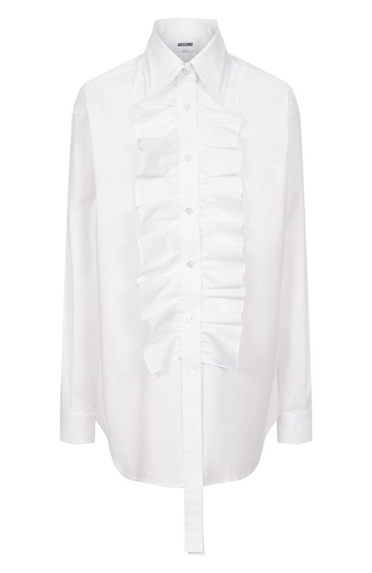 Хлопковая рубашка Moschino A0206/5431 Белый A0206/5431