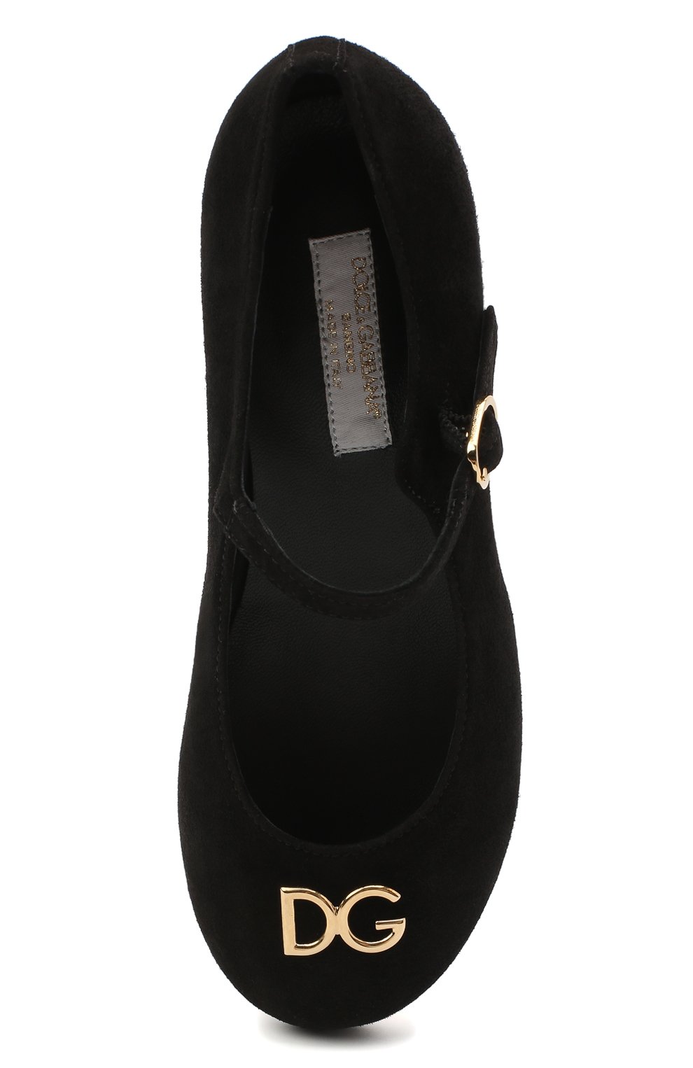 Замшевые туфли DOLCE & GABBANA, арт. D10537/AC370/29-36, фото 4