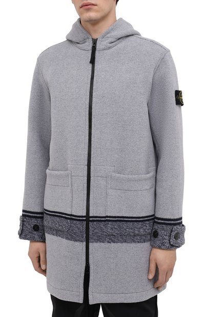 Шерстяное пальто STONE ISLAND, арт. 731571252, фото 3