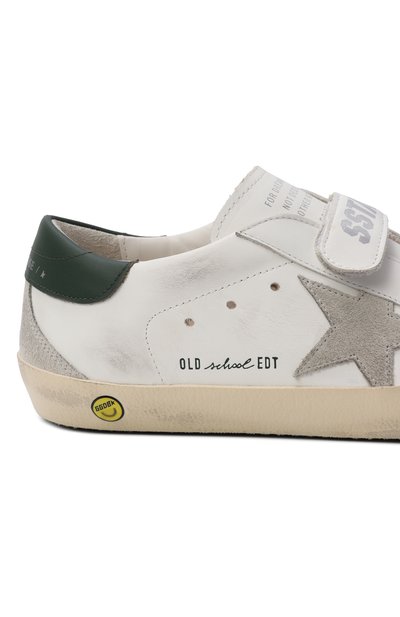 Кожаные кеды old school GOLDEN GOOSE DELUXE BRAND молочного цвета по цене 49950 руб., арт. GTF00177.F008042, фото 5 Кожаные кеды old school GOLDEN GOOSE DELUXE BRAND, арт. GTF00177.F008042, фото 5