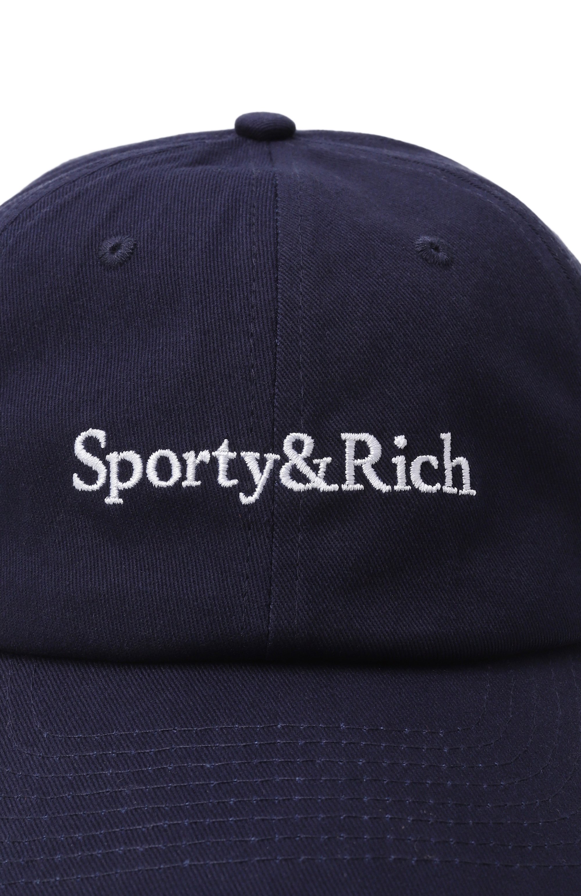 Хлопковая бейсболка SPORTY AND RICH, арт. AC07964300BL106, фото 3