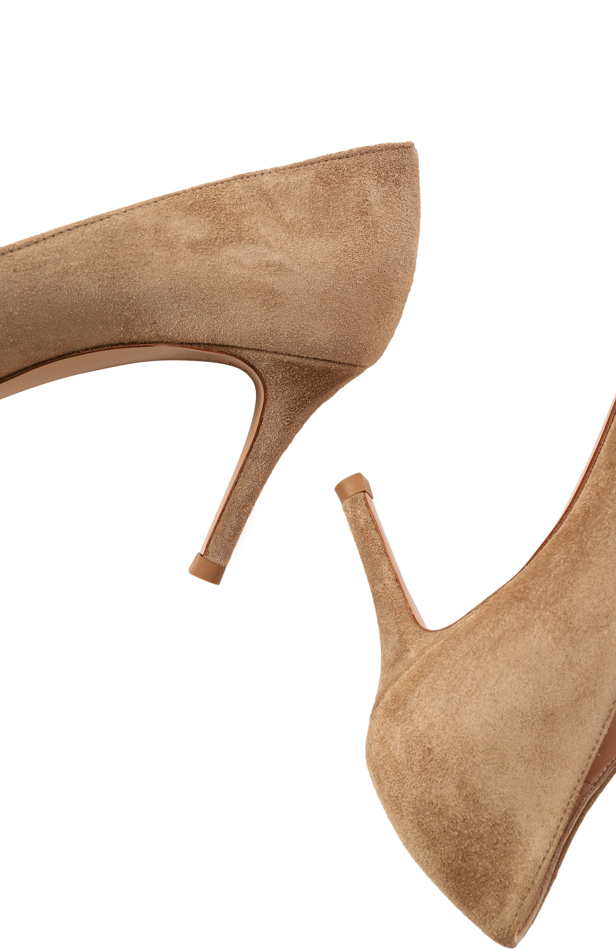 Замшевые туфли gianvito 70 GIANVITO ROSSI, арт. G26770.70RIC.CAMCAML, фото 7