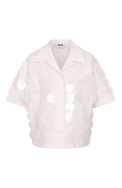 Хлопковая рубашка MSGM, арт. 3842MDE18X/257126, фото 1