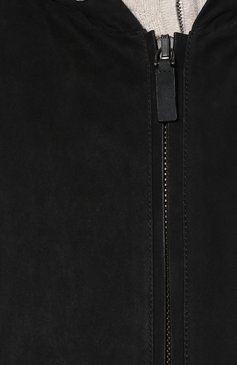 Мужская замшевая куртка BERLUTI черного цвета, арт. R14LBU45-KAAT | Фото 5 (Статус проверки: Проверена категория; Мужское Кросс-КТ: Кожа и замша, Верхняя одежда; Длина (верхняя одежда): Короткие; Рукава: Длинные; Кросс-КТ: Куртка, Легкие; Материал внешний: Замша, Натуральная кожа; Материал сплава: Проставлено; Драгоценные камни: Проставлено; Стили: Кэжуэ�л; Автоматизация Diginetica: Не назначено)