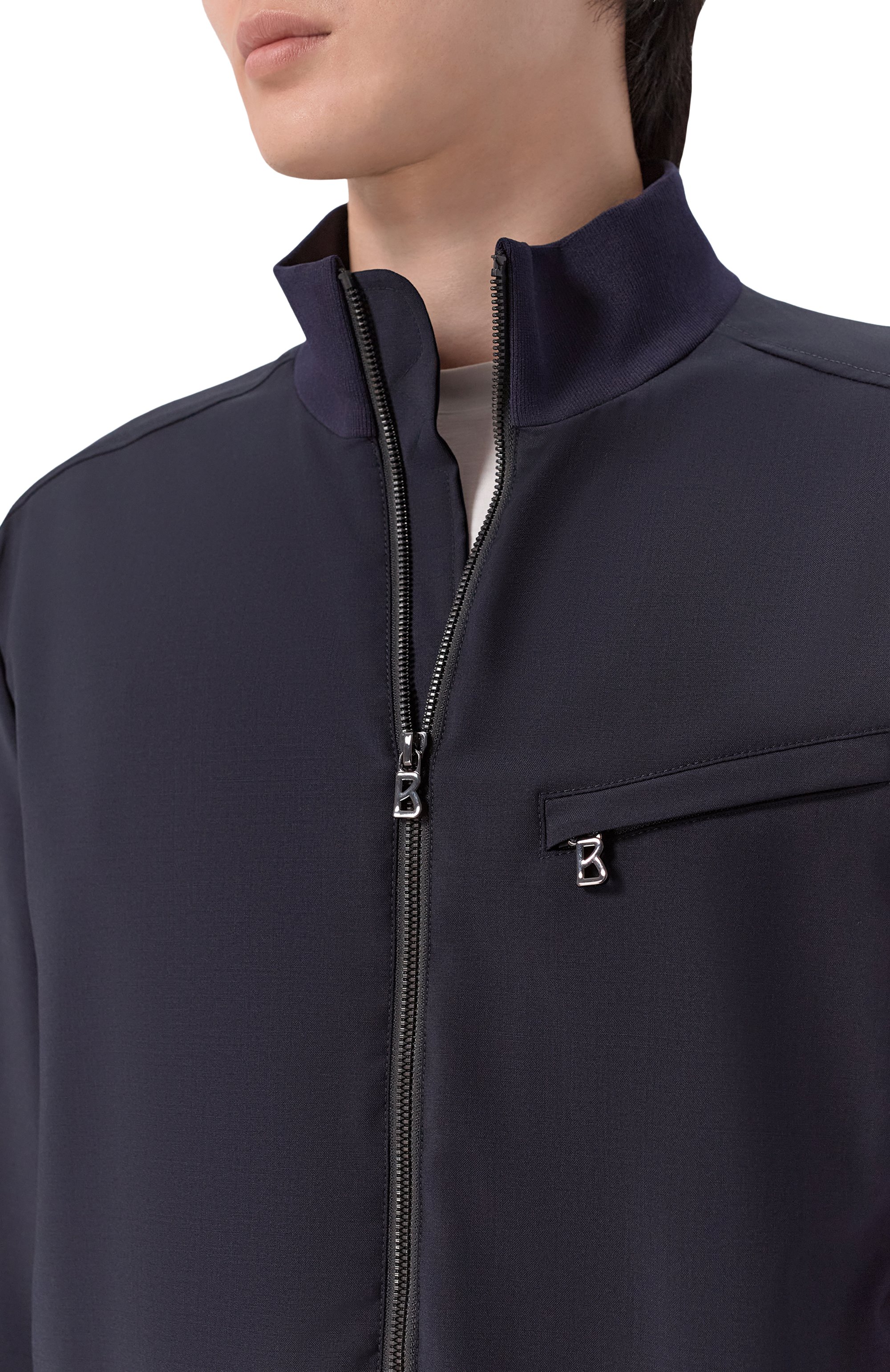 Шерстяной бомбер BOGNER темно-синего цвета по цене 73000 руб., арт. 38781096, фото 5 Шерстяной бомбер BOGNER, арт. 38781096, фото 5