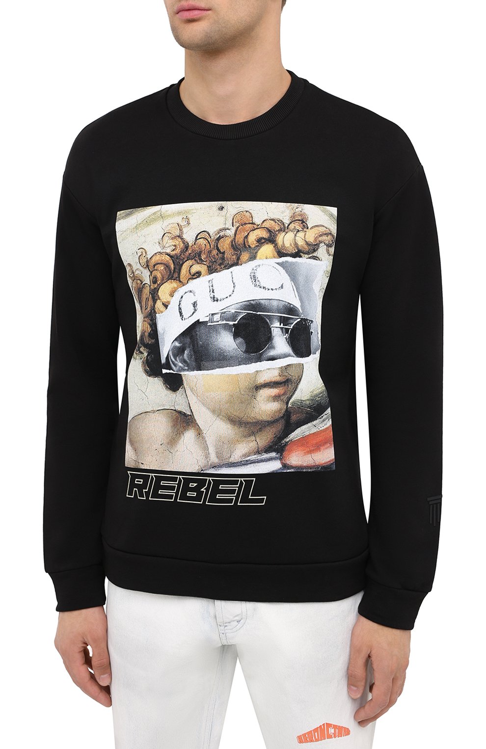 Хлопковый свитшот DIEGO VENTURINO, арт. FW20-DV FLG IRP, фото 3