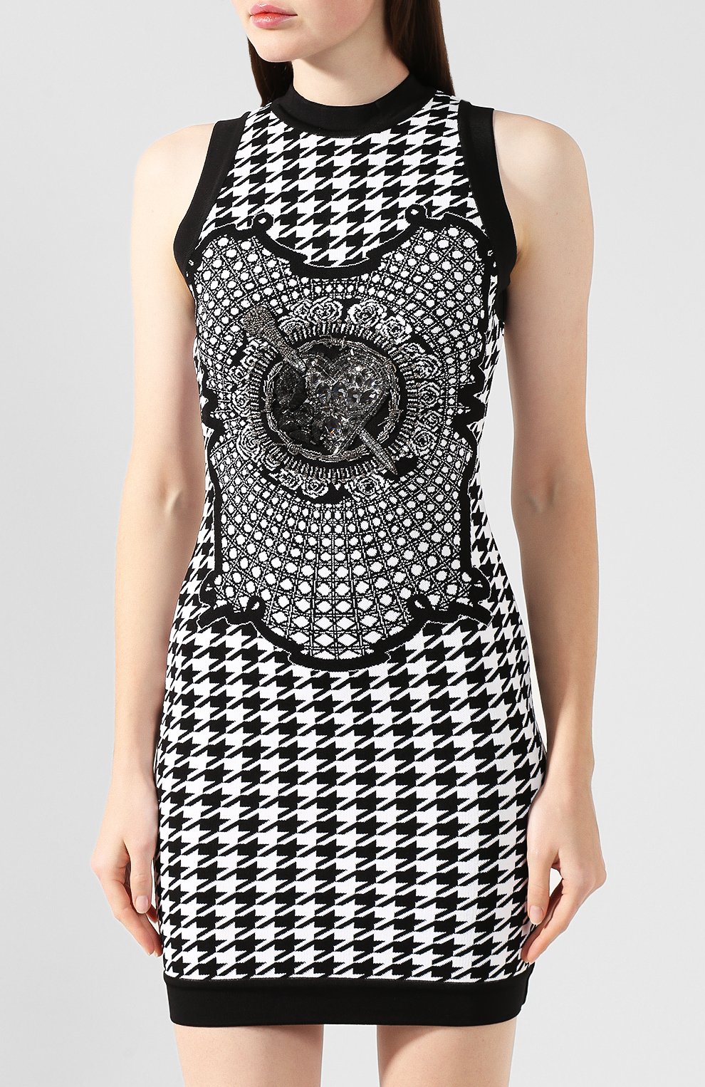 Платье из вискозы BALMAIN, арт. SF06212/K513, фото 3
