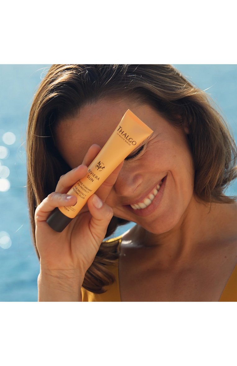 Солнцезащитный антивозрастной флюид для лица spf 30 riviera sun (50ml) THALGO бесцветного цвета, арт. VT23002 | Фото 3 (Косметика кросс-кт: Уход У; Нос: Не проставлено; Назначение: Для лица; SPF фильтр: Средний (25-30); Тип продукта: Флюиды; Региональные ограничения белый список (Axapta Mercury): Не проставлено)