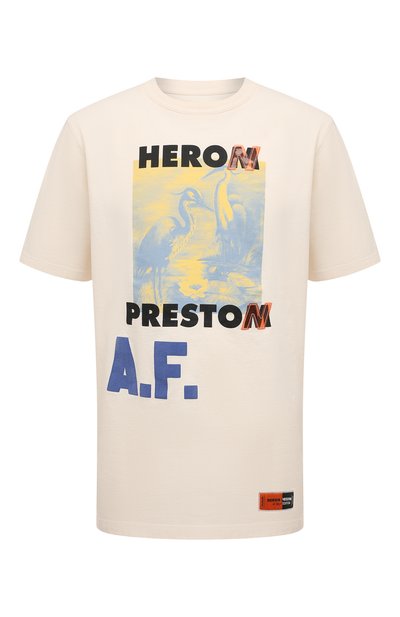 Хлопковая футболка HERON PRESTON, арт. HMAA026S22JER0040315, фото 1