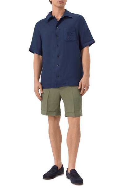 Льняные шорты CANALI, арт. 95606/SG03202, фото 2