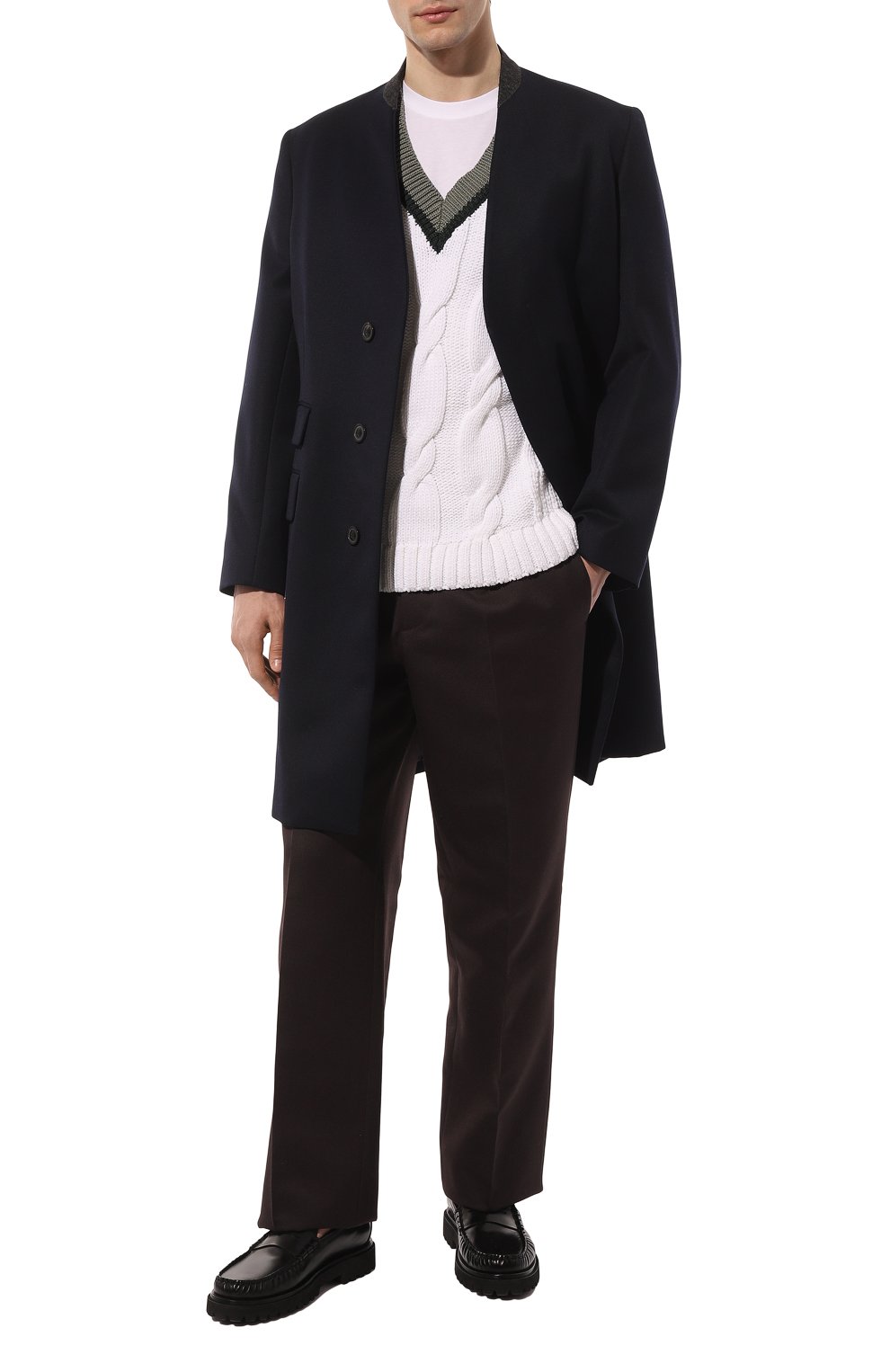 Хлопковый свитер BOSS, арт. 50486717, фото 2