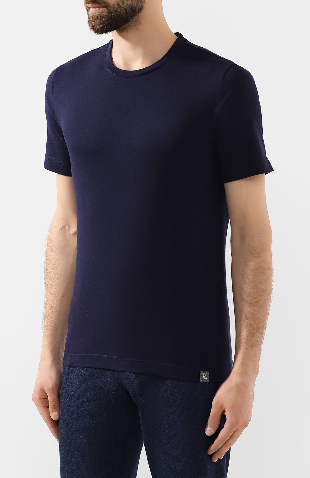 Футболка из смеси хлопка и кашемира CAPOBIANCO, арт. 7M660.WS00., фото 3